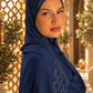 Royal Rainfall liquid jersey hijab by Al Emira