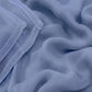Soft denim blue 100% modal hijab, 180 x 70cm, from the Al Emira Double Stitch range