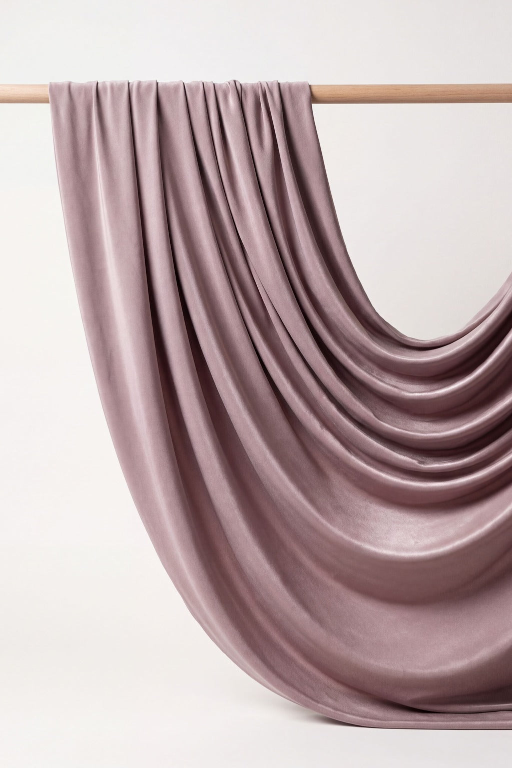 Mauve plain jersey hijab, 180 x 75cm
