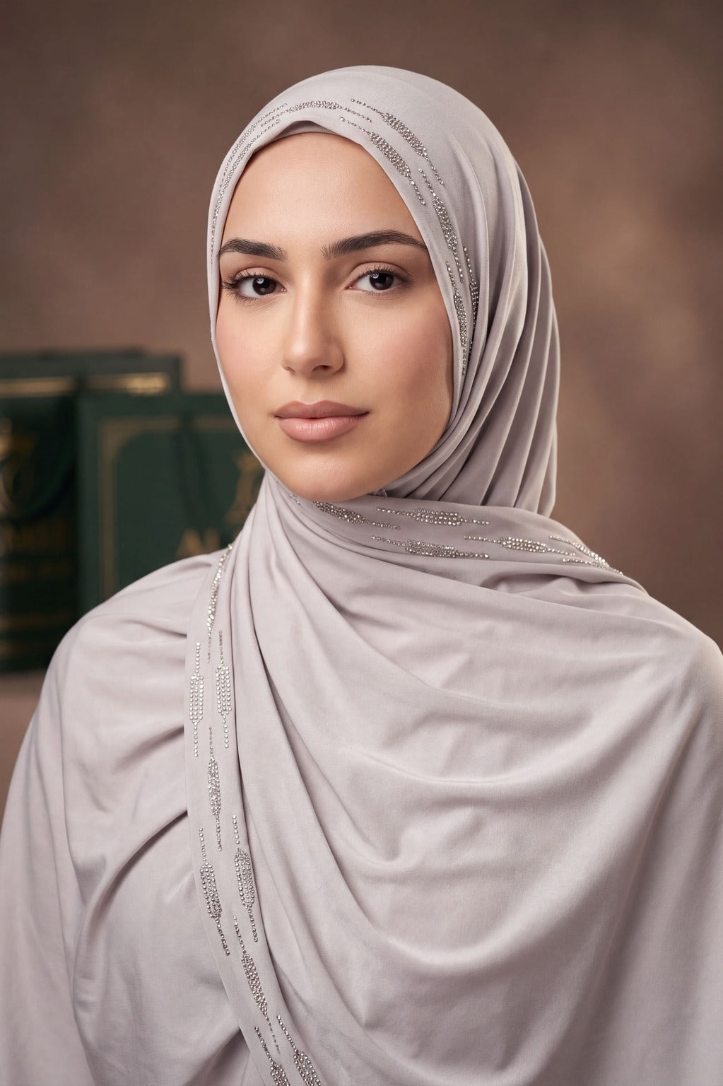 Quartz Stardust Trail liquid jersey hijab by Al Emira
