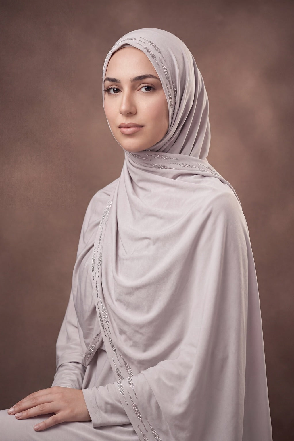 Quartz Stardust Trail jersey hijab, 175 x 70cm
