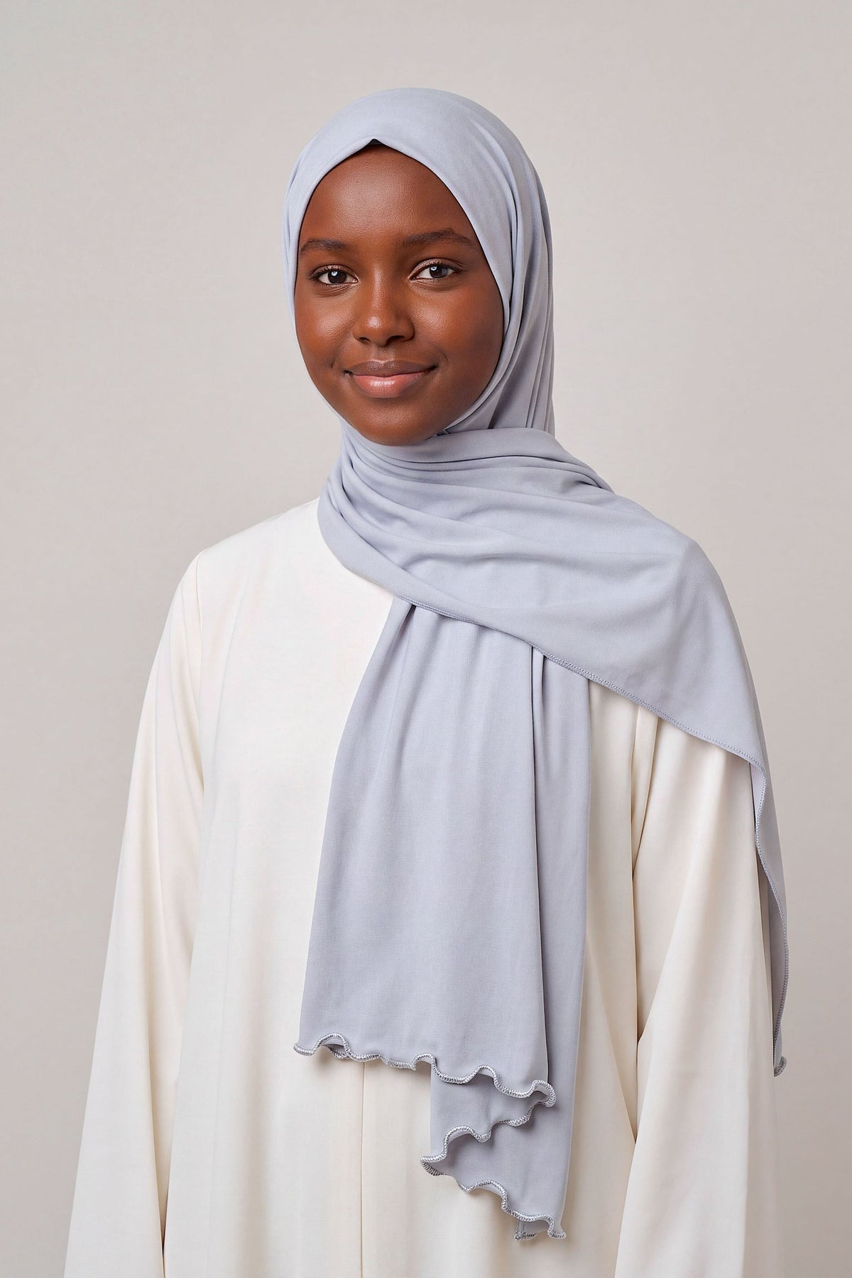 Cloud Satin Ripple liquid jersey hijab by Al Emira