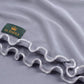 Light blue Satin Ripple jersey hijab, 180 x 80cm