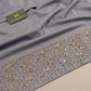 Grey liquid jersey hijab from the Al Emira Cascade range
