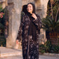 Rosette abaya in Onyx, view 4