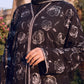 Rosette abaya in Onyx, view 2