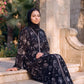 Rosette abaya in Onyx, view 5