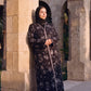 Rosette abaya in Onyx, view 3