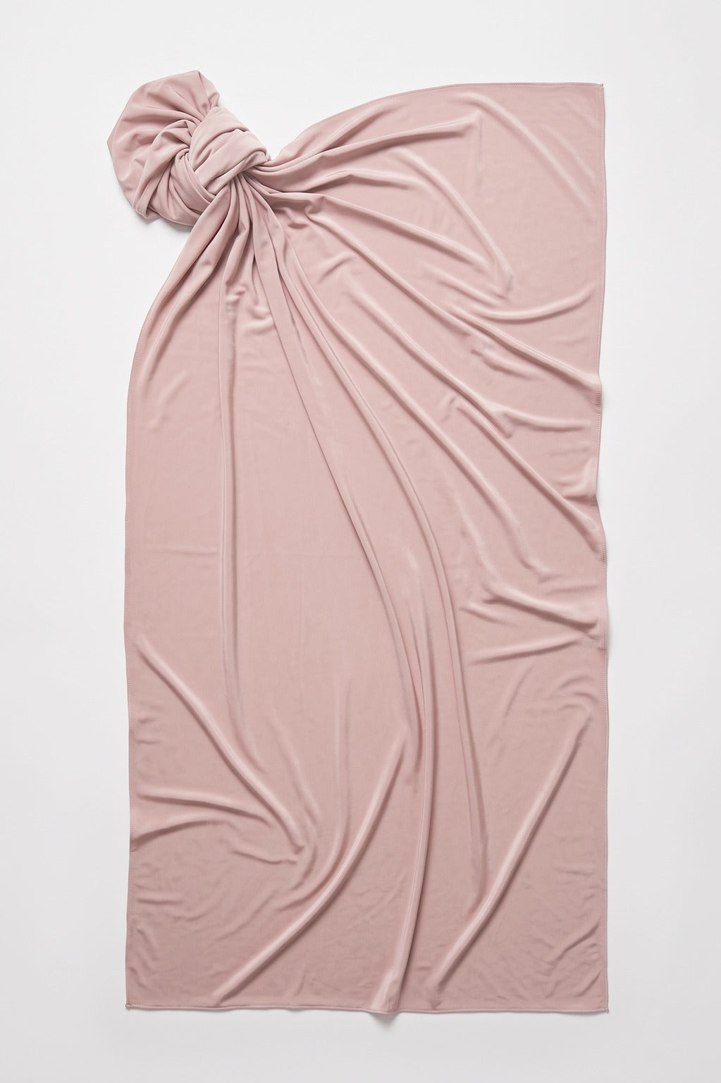 Rose Water Plain Edition liquid jersey hijab in a jersey, cotton and silk blend