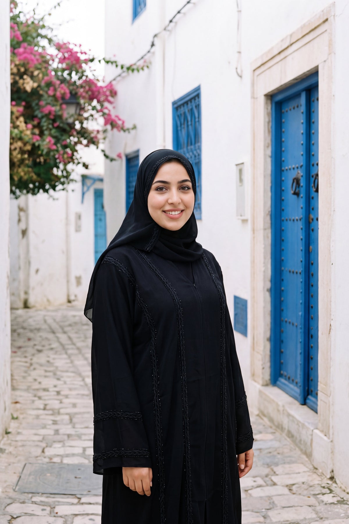 Tresse abaya in Noir, view 5