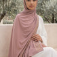 Blush Cascade jersey hijab, 180 x 85cm