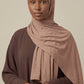 Rosewood Silora cotton jersey hijab by Al Emira