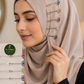 Al Emira crystal floral U-shape hijab clips, set of 12