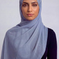 Chambray Double Stitch Thai Modal hijab by Al Emira