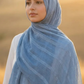 Denim Blue Dobby Edition Thai Modal hijab by Al Emira
