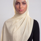 Desert Vanilla Double Stitch Thai Modal hijab by Al Emira