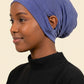 Iris ear free tube hijab under cap
