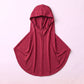 Mulberry adult full coverage hijab under cap, second view