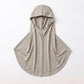 Stone children's full coverage hijab under cap, second view