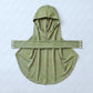 Desert sage adult snap hijab under cap, second view