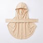 Sand children's snap hijab under cap, second view