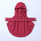 Mulberry children's snap hijab under cap, second view