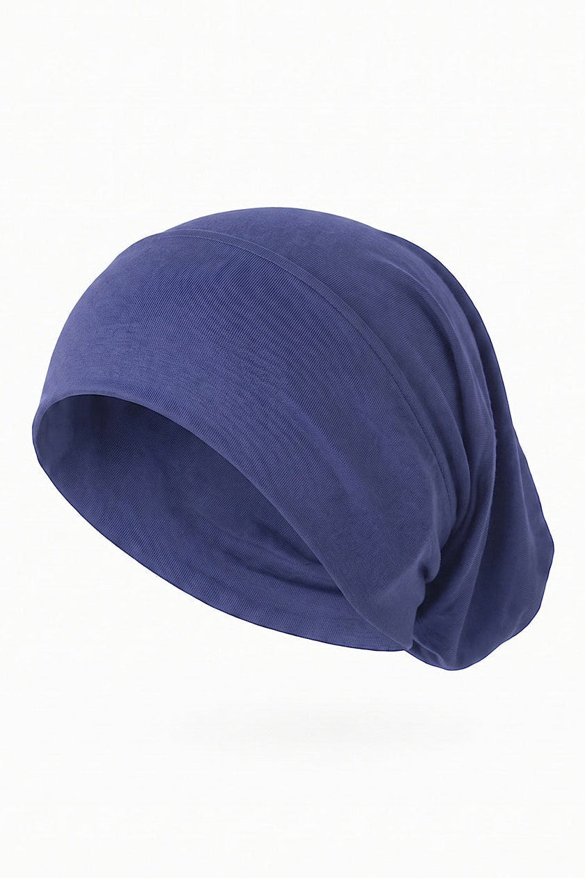 Iris tube hijab under cap, second view