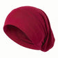 Mulberry tube hijab under cap, second view