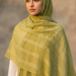 Chartreuse Olive Dobby Edition Thai Modal hijab by Al Emira