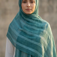 Jade Teal Dobby Edition Thai Modal hijab by Al Emira