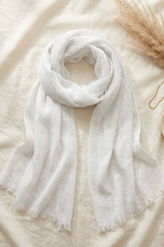 Snow Stonewash Speckle Edition Thai Modal hijab by Al Emira