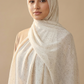 Cream Stonewash Speckle Edition Thai Modal hijab by Al Emira