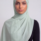 Ice Mint Double Stitch Thai Modal hijab by Al Emira