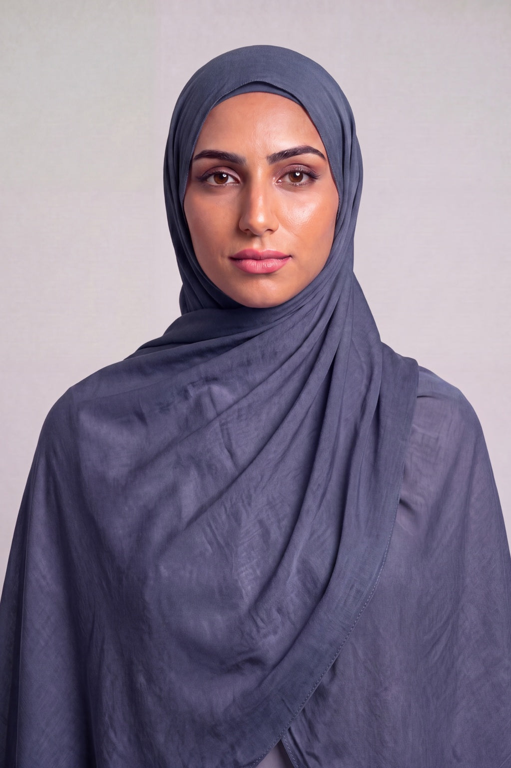 Navy Blue Single Stitch Thai Modal hijab by Al Emira