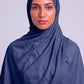 Obsidian Blue Single Stitch Thai Modal hijab by Al Emira