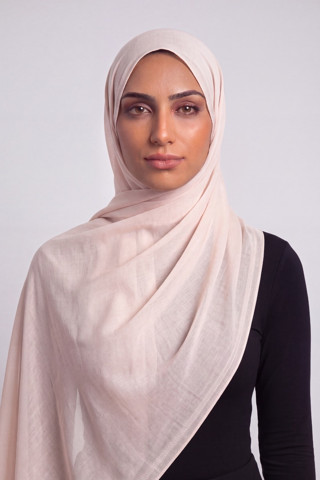 Pearl Shell Double Stitch Thai Modal hijab by Al Emira