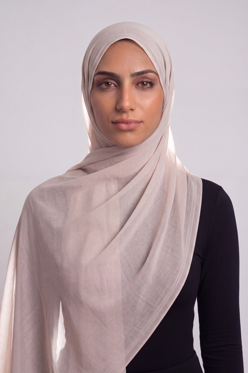 Peony Double Stitch Thai Modal hijab by Al Emira