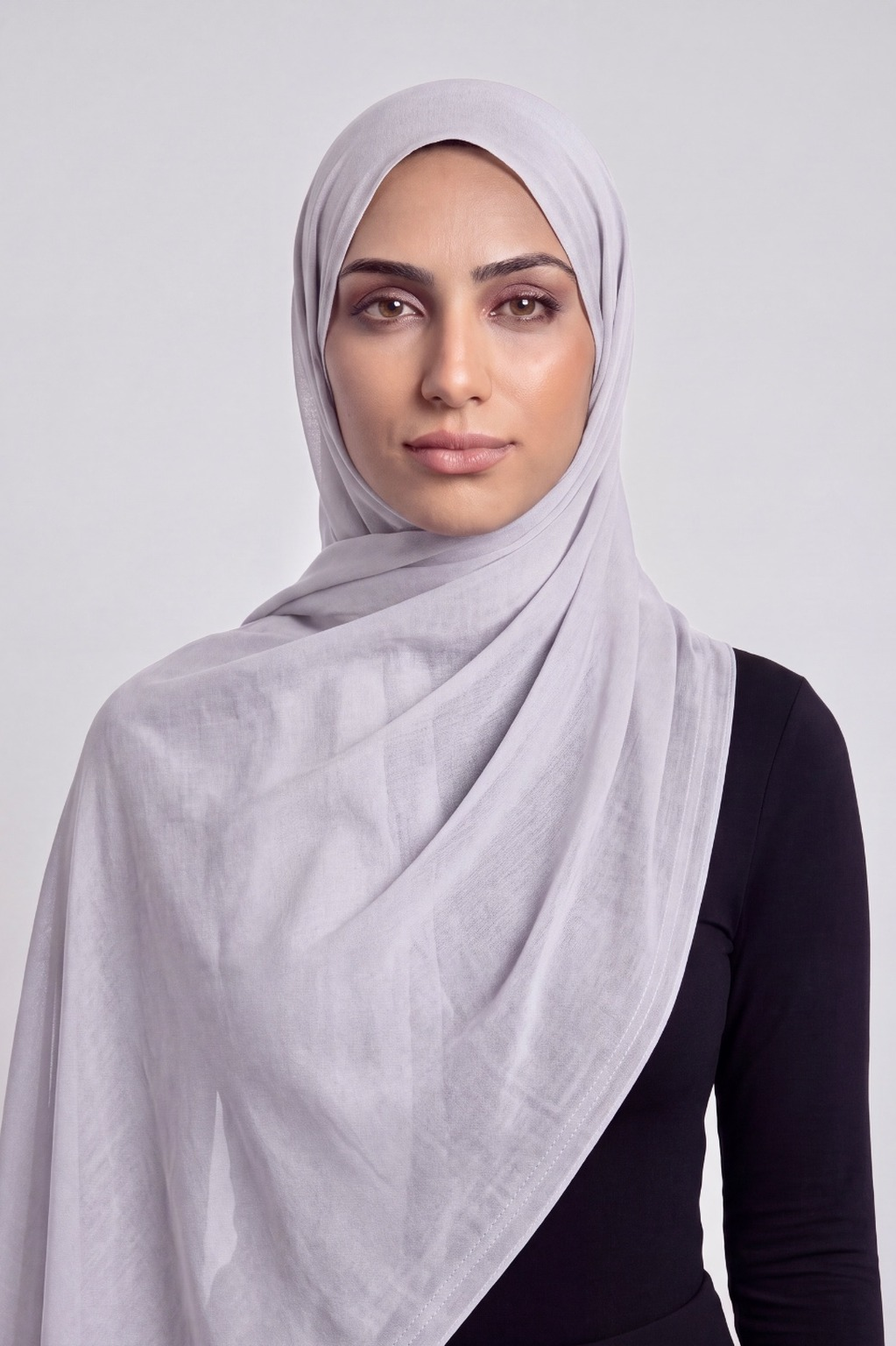 Silver Birch Double Stitch Thai Modal hijab by Al Emira