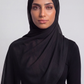 Smoky Obsidian Double Stitch Thai Modal hijab by Al Emira