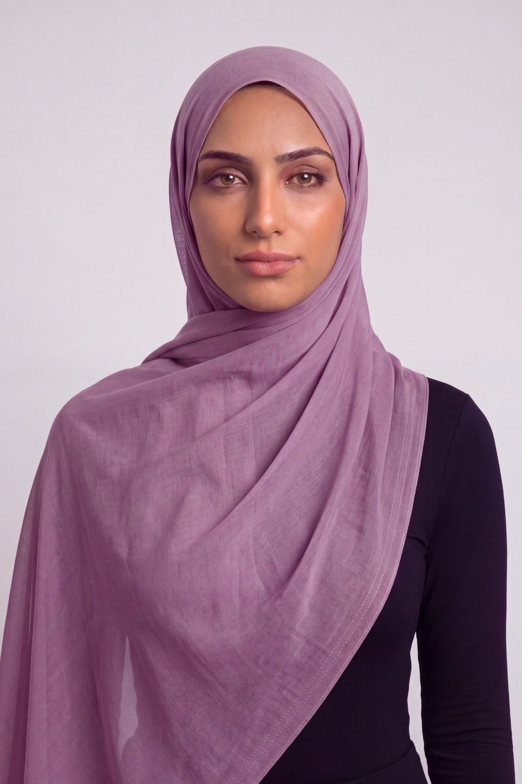 Soft Heather Double Stitch Thai Modal hijab by Al Emira