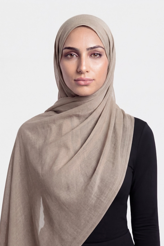 Suede Stone Double Stitch Thai Modal hijab by Al Emira
