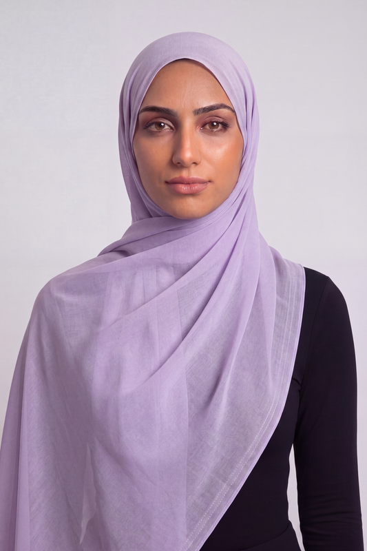 Wisteria Double Stitch Thai Modal hijab by Al Emira